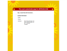 Tablet Screenshot of jimtough.com